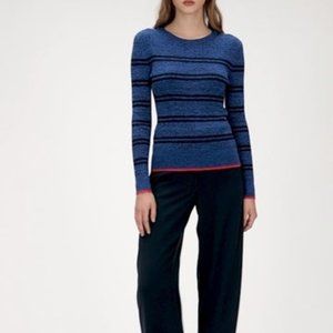 Banana Republic Stretch Cotton Crew-Neck Sweater Small Petite